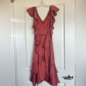 Beautiful rust colored gianni bini dress